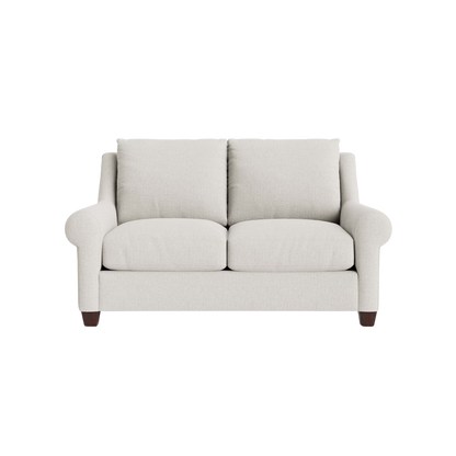 Ellery Roll Arm Loveseat - Custom - Chapin Furniture