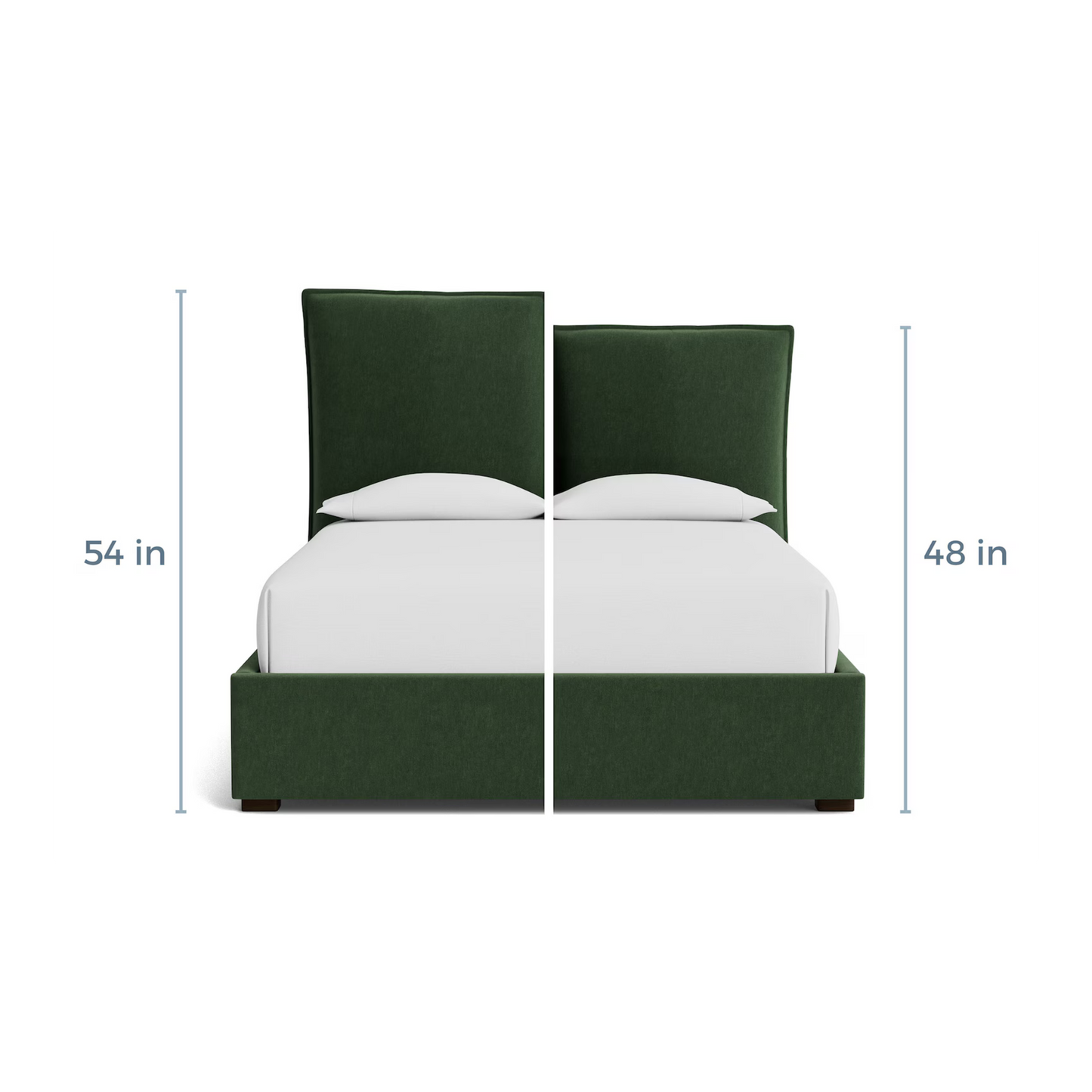 Greer Upholstered Bed 48" - Custom - Chapin Furniture