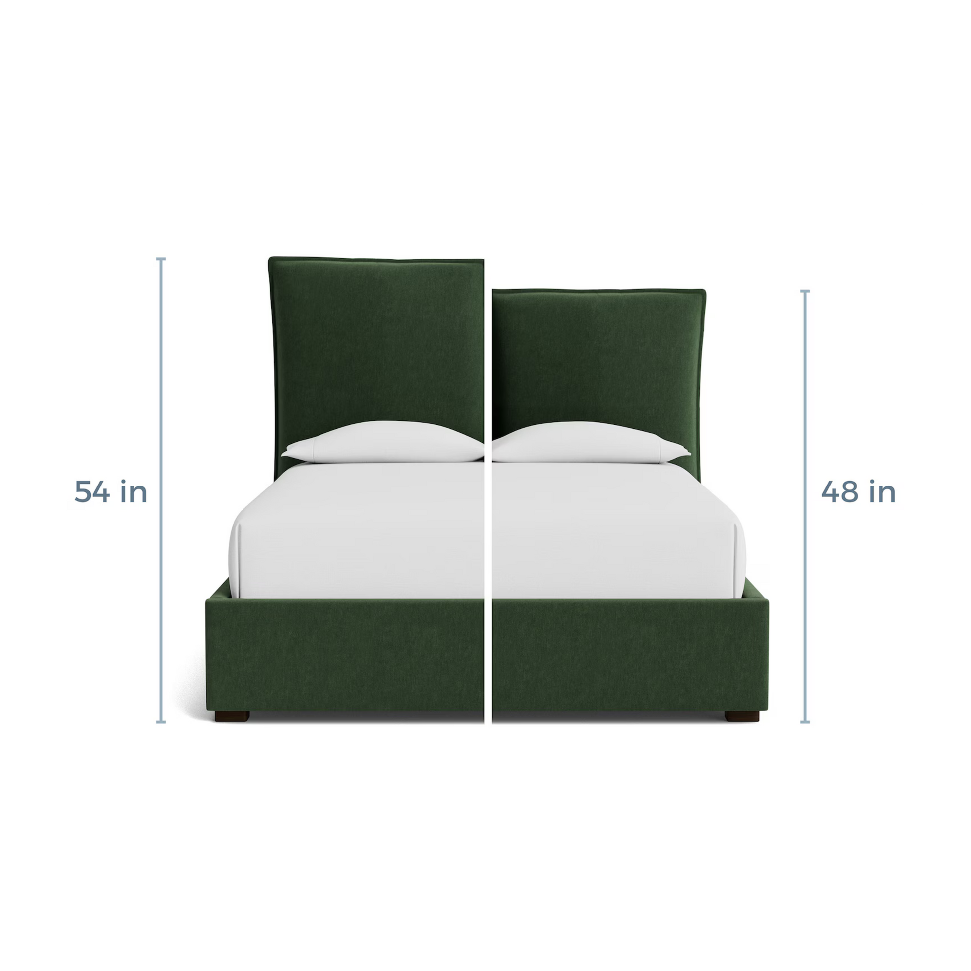 Greer Upholstered Bed 48" - Custom - Chapin Furniture