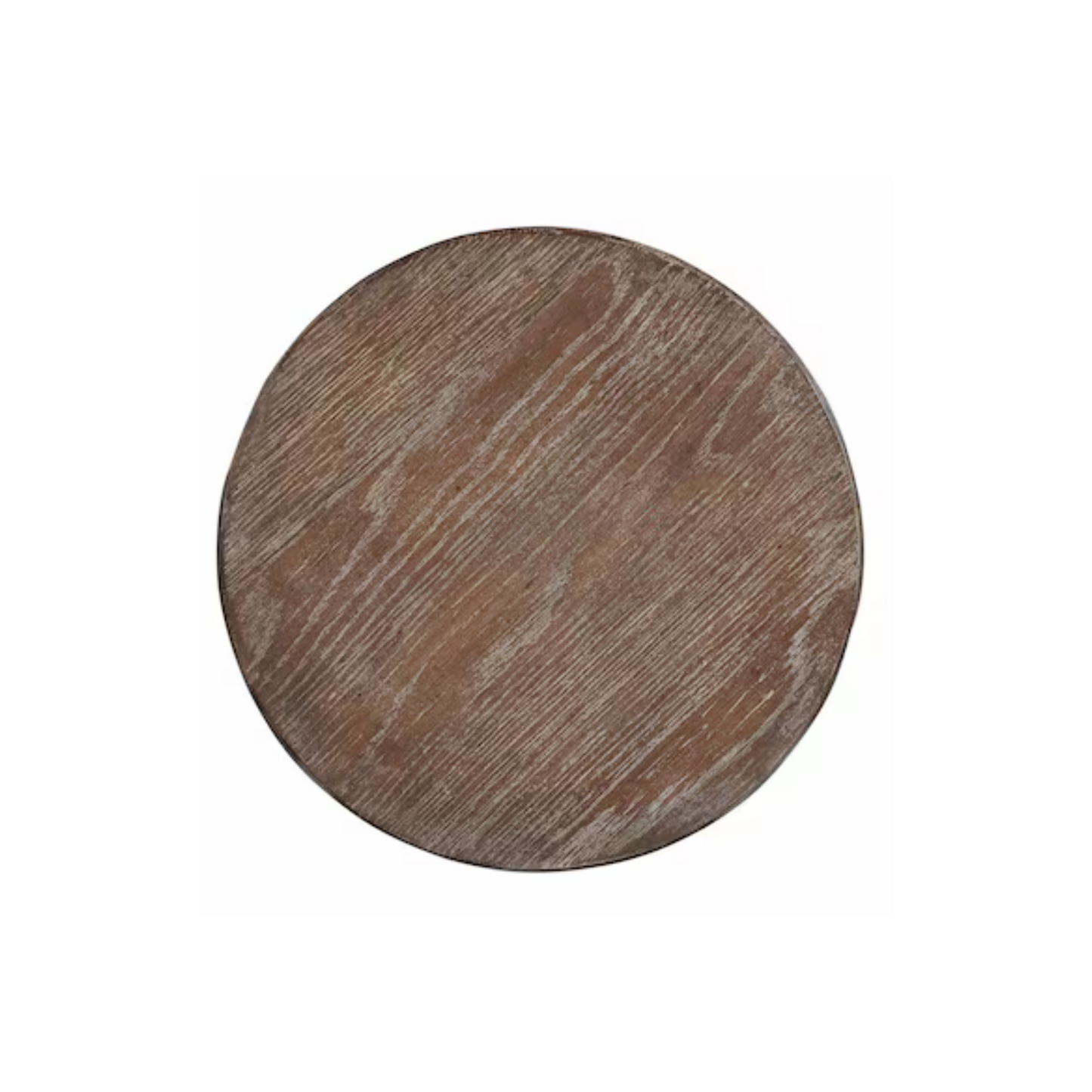 Tahiti Round Lamp Table - Coconut Shell Brown - Chapin Furniture