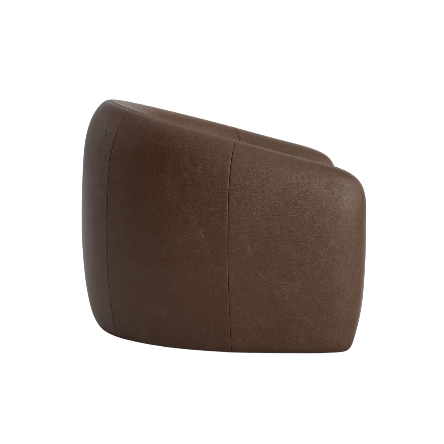 Garner Leather Barrel Swivel Chair - Custom - Chapin Furniture