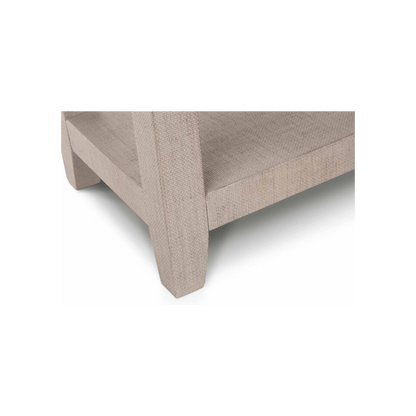 Ventura Raffia Console Table - Sand Grey - Chapin Furniture
