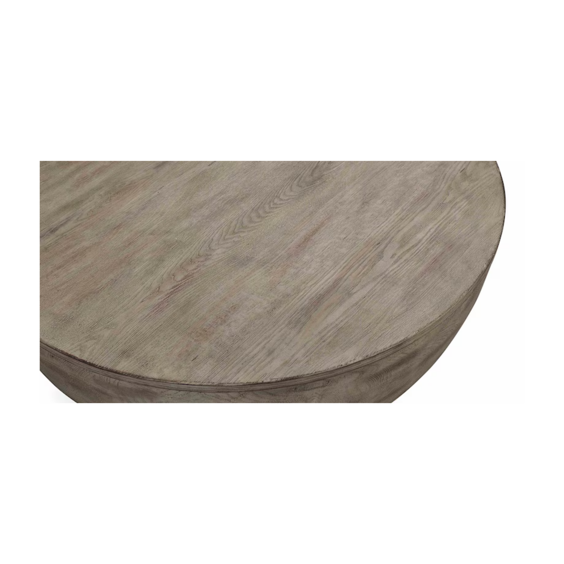 Tahiti Drum Cocktail Table - Copra White Gray - Chapin Furniture