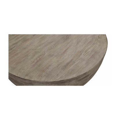 Tahiti Drum Cocktail Table - Copra White Gray - Chapin Furniture