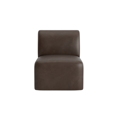 Clyde Leather Accent Chair - Custom - Chapin Furniture