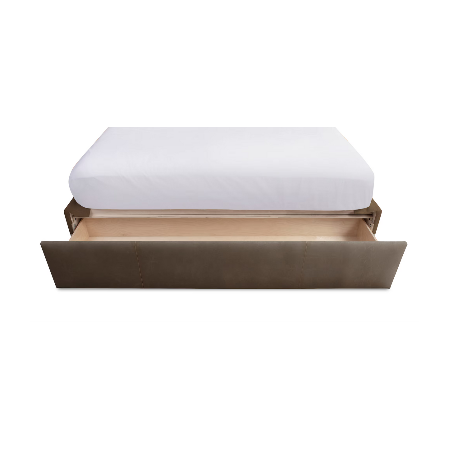 Manhattan Leather Upholstered Storage Bed - Custom - Chapin Furniture