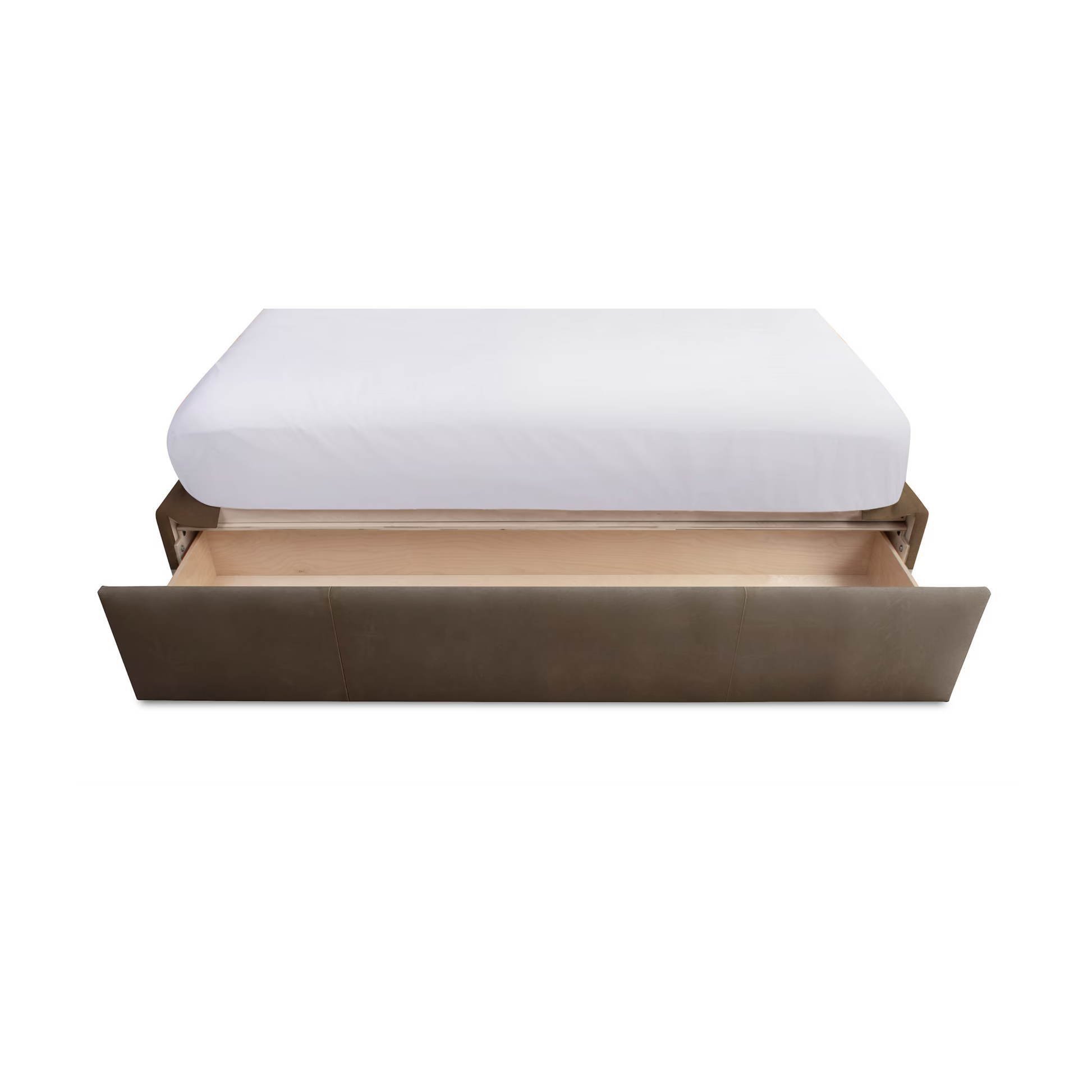 Manhattan Leather Upholstered Storage Bed - Custom - Chapin Furniture