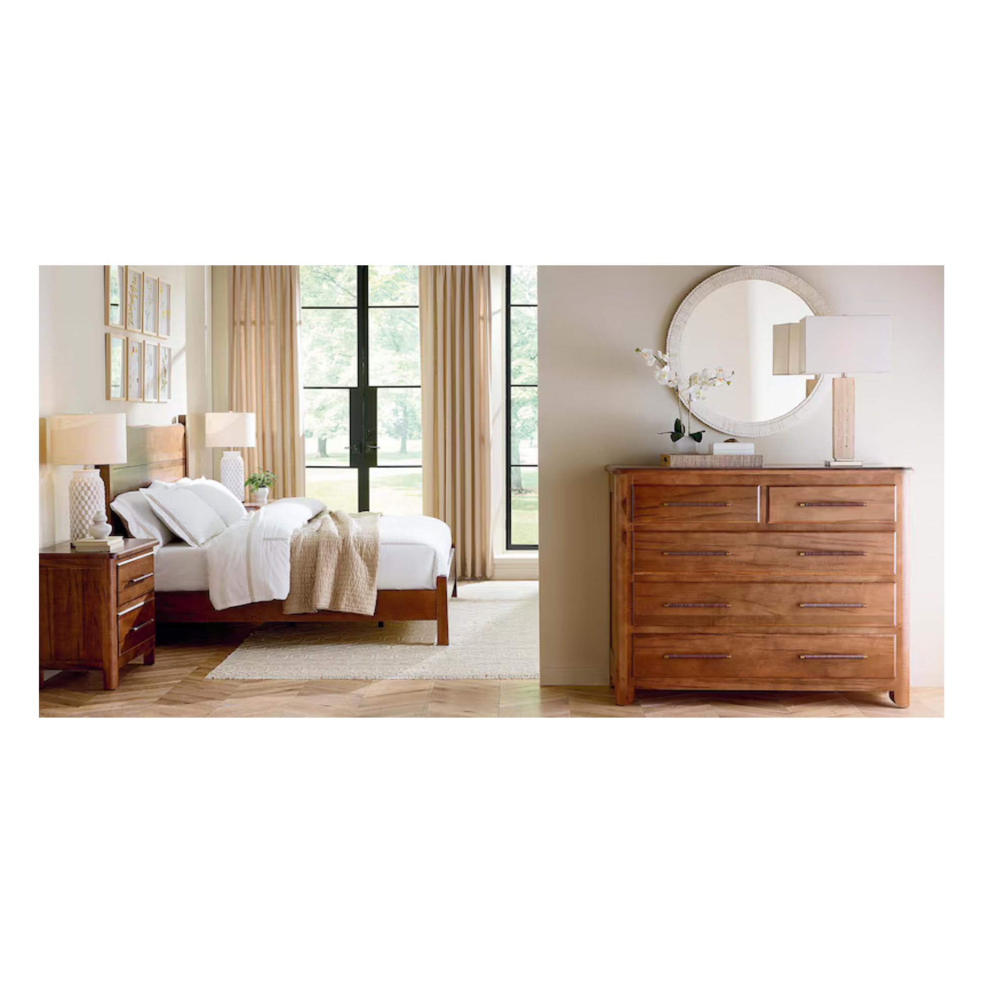 Benchmade Heritage Live Edge Panel Bed - Custom - Chapin Furniture