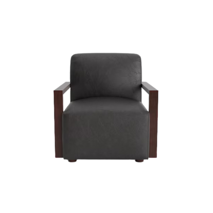 Creswell Leather Accent Chair - Custom - Chapin Furniture