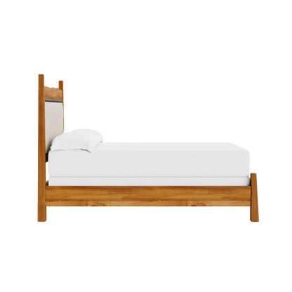 Benchmade Heritage Live Edge Upholstered Bed - Custom - Chapin Furniture