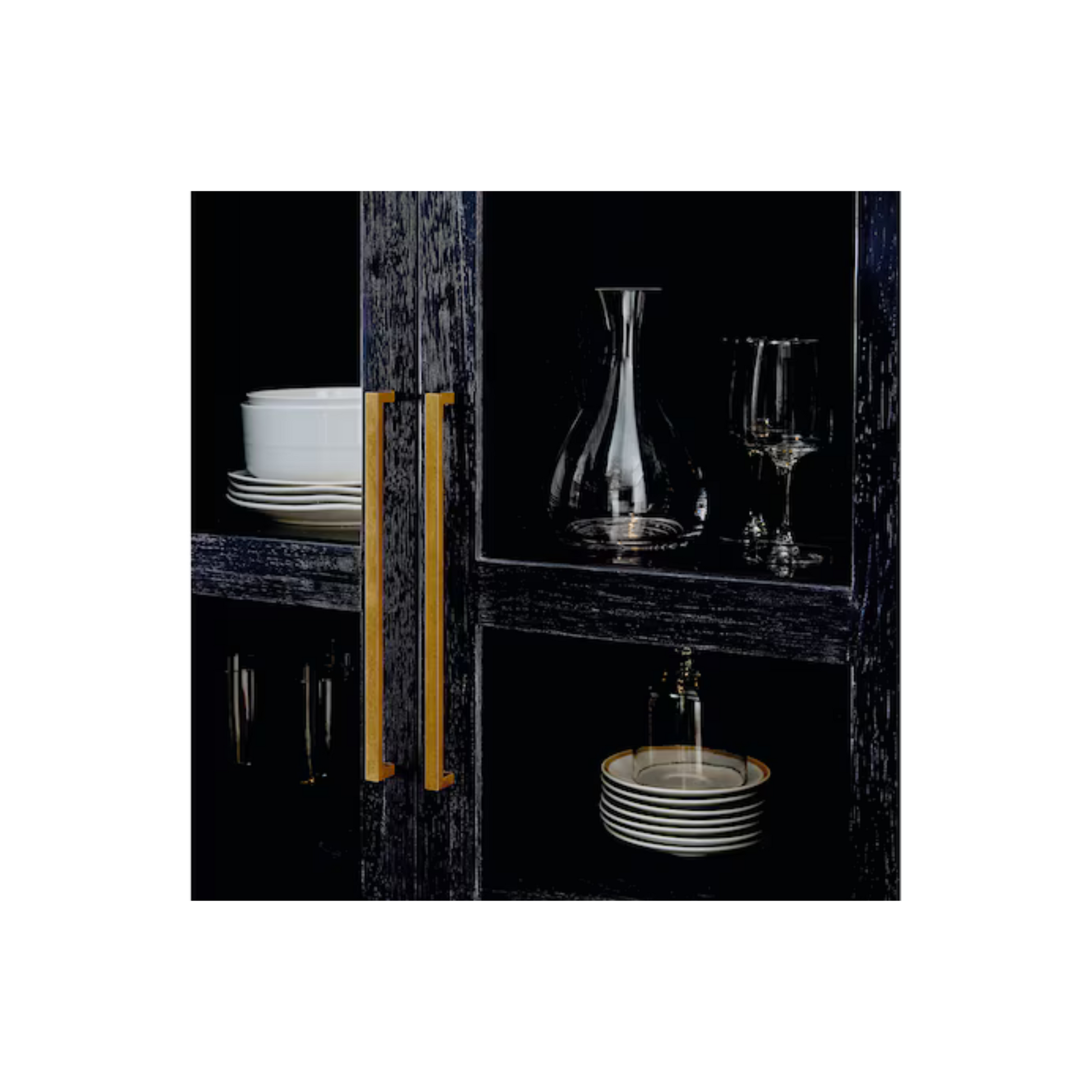 Foster Display Cabinet - Black - Chapin Furniture