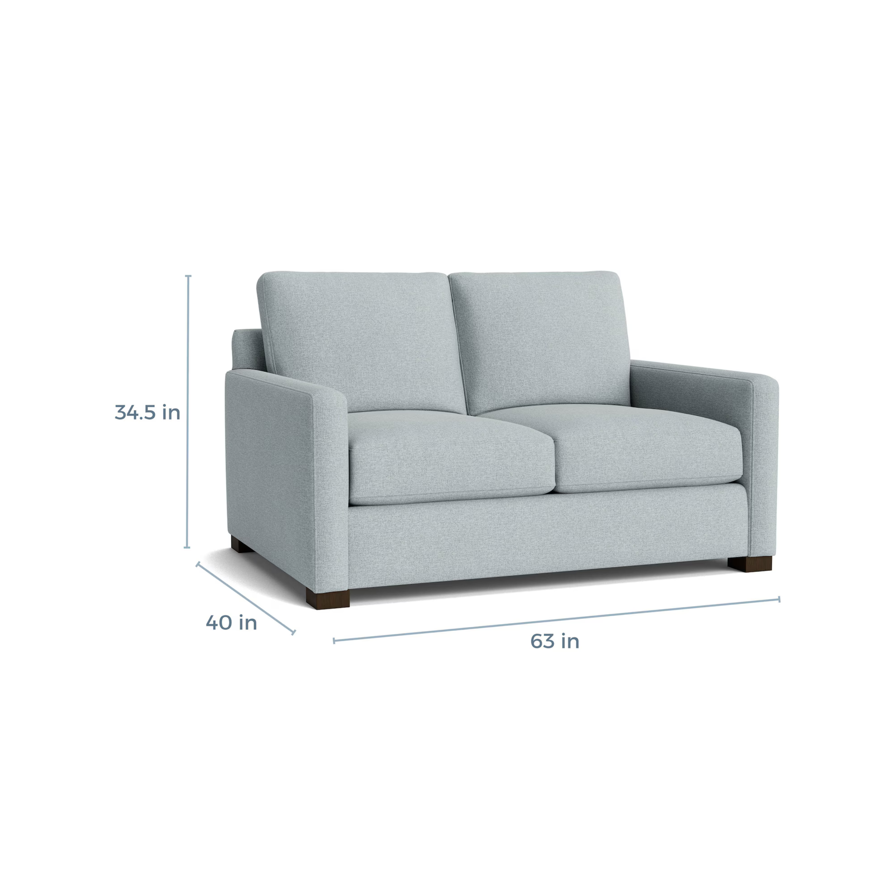 Colby Thin Track Arm Loveseat - Thumbnail 3