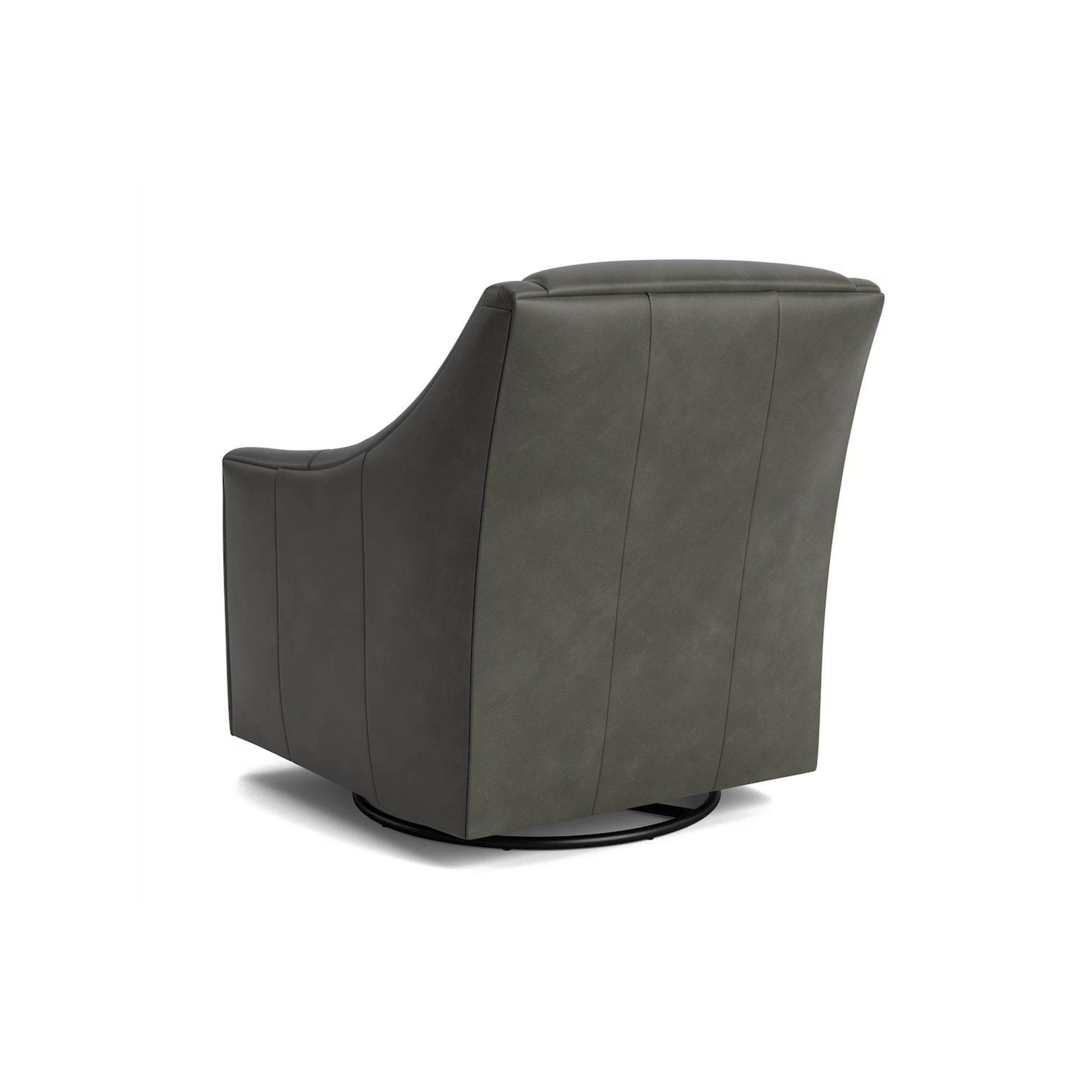 Corinna Leather Swivel Chair - Custom - Chapin Furniture