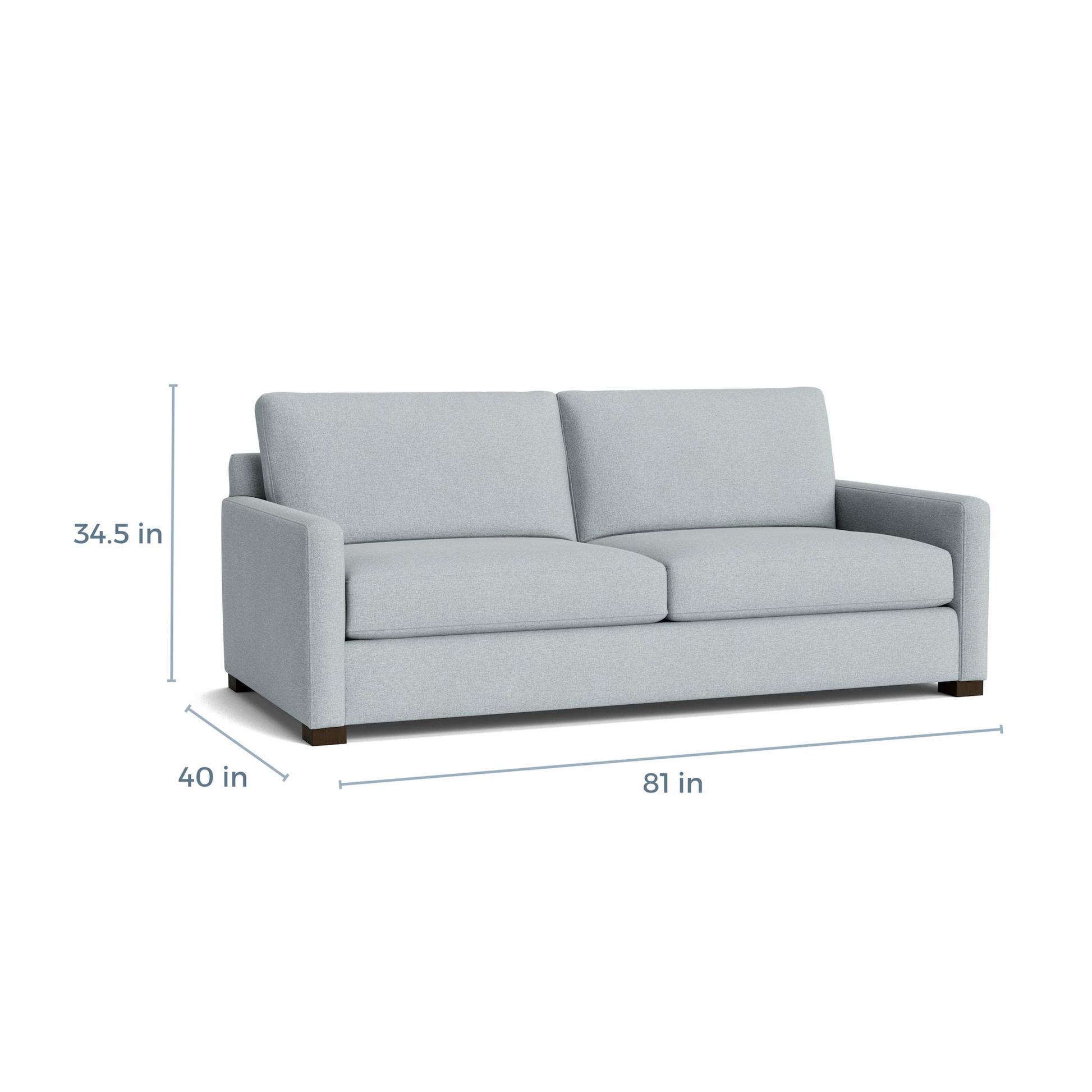 Colby Thin Track Arm Sofa 81" - Custom - Chapin Furniture
