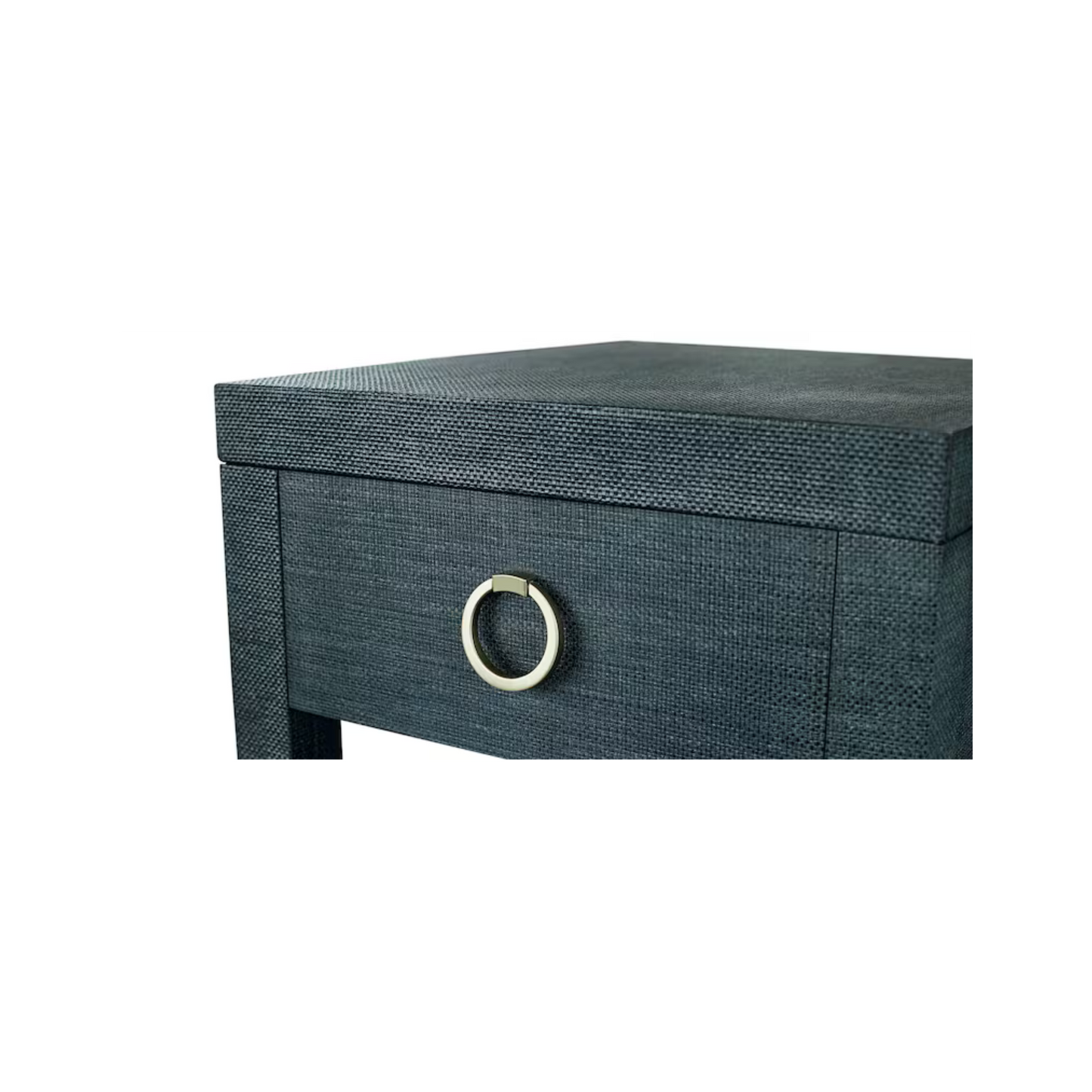 Ventura Raffia End Table - Pacific Blue - Chapin Furniture