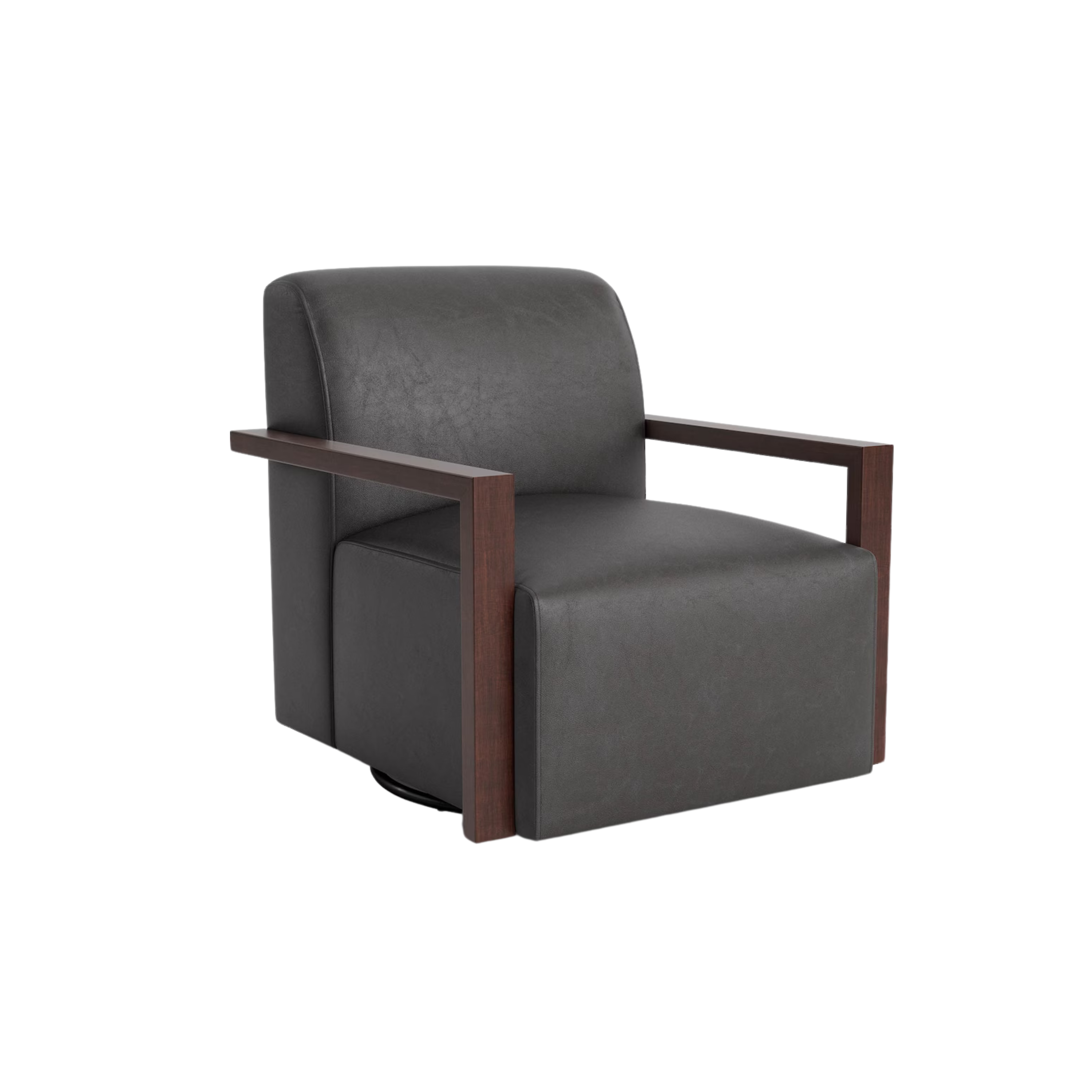 Bassett Furniture Creswell Wood Arm Chair
