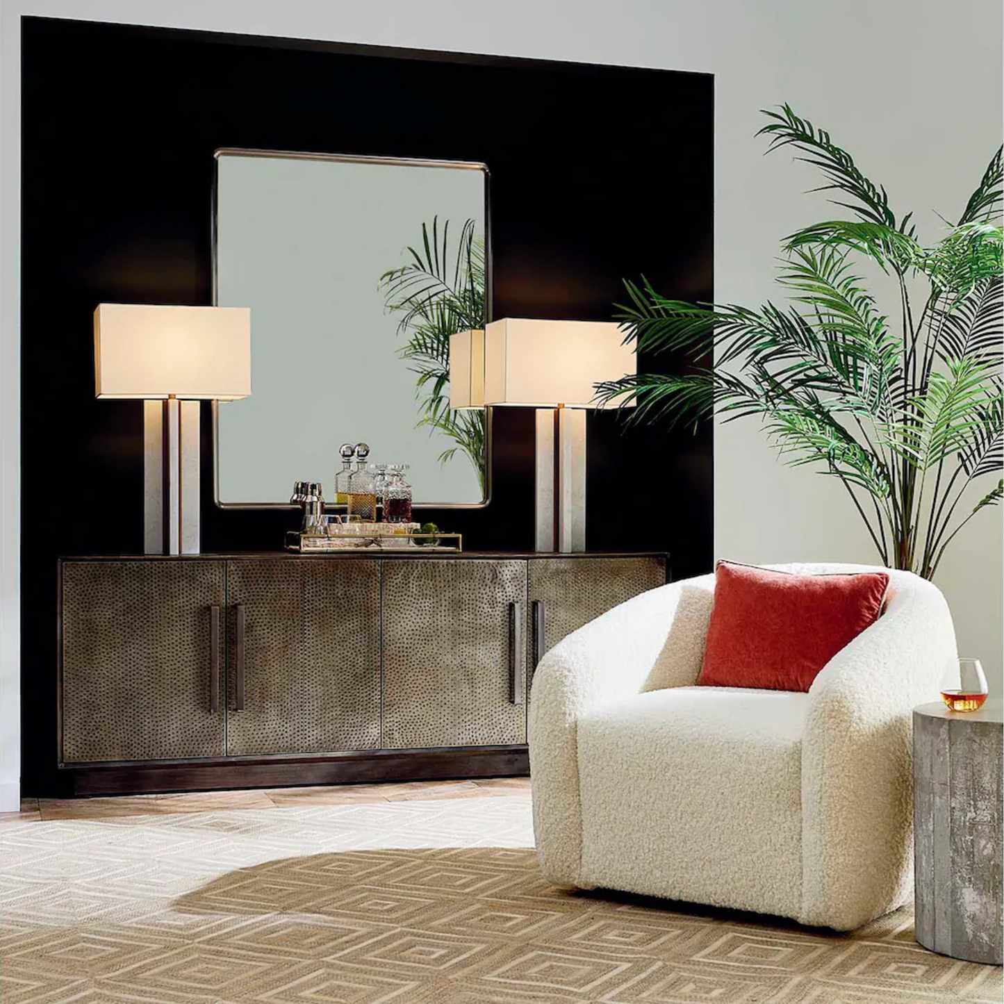 Garner Barrel Swivel Chair - Custom - Chapin Furniture