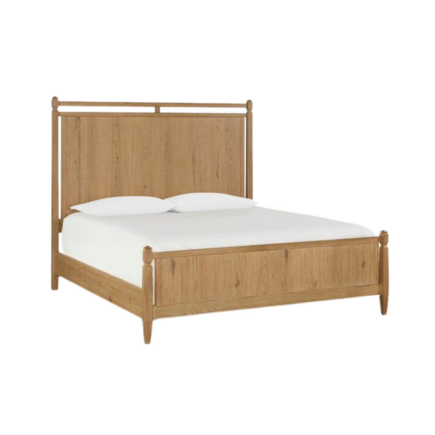 Surry Panel Bed Flaxen Oak - King - Chapin Furniture
