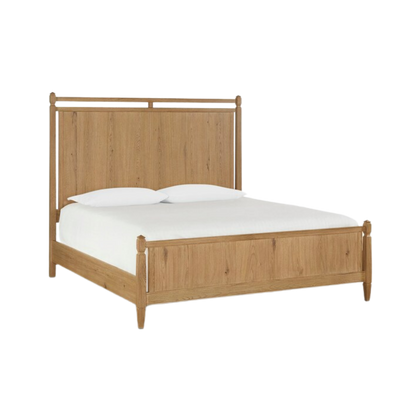Surry Panel Bed Flaxen Oak - King - Chapin Furniture