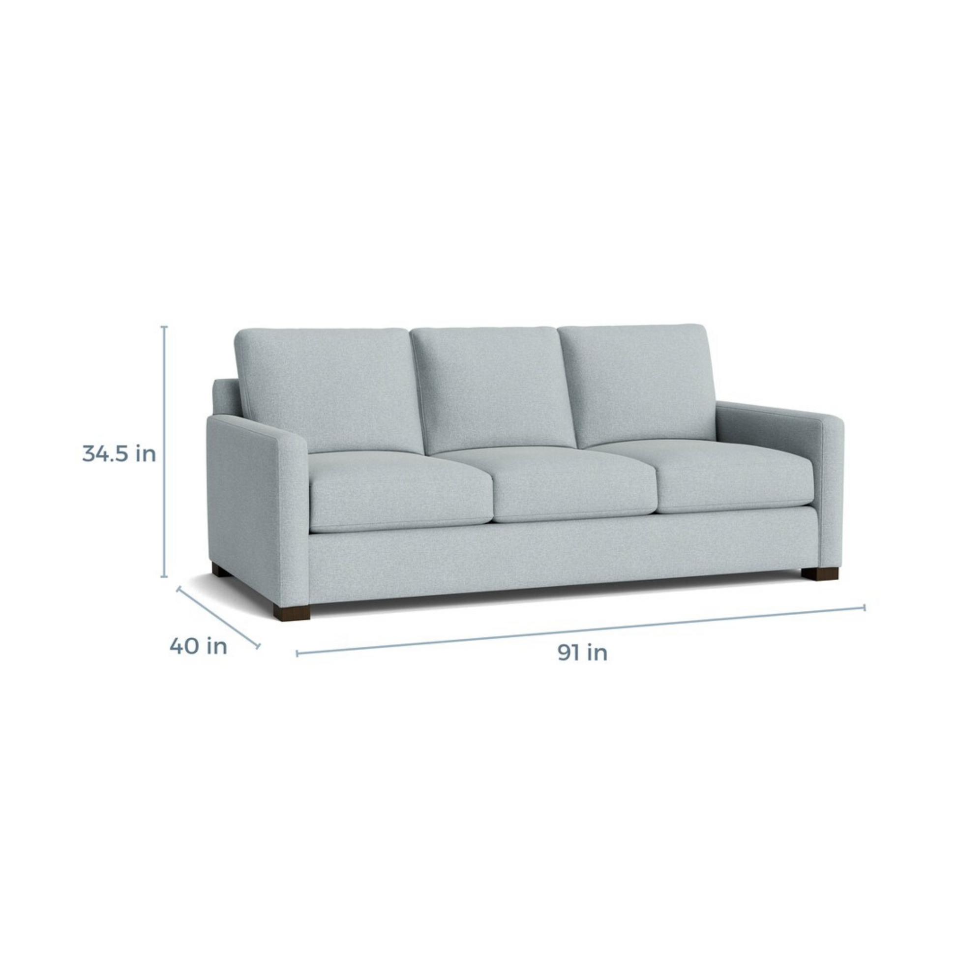 Colby Thin Track Arm Sofa 91" - Custom - Chapin Furniture