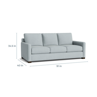 Colby Thin Track Arm Sofa 91" - Custom - Chapin Furniture