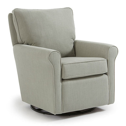 Kacey Swivel Glider Chair With Ottoman Option- Custom - Chapin Furniture