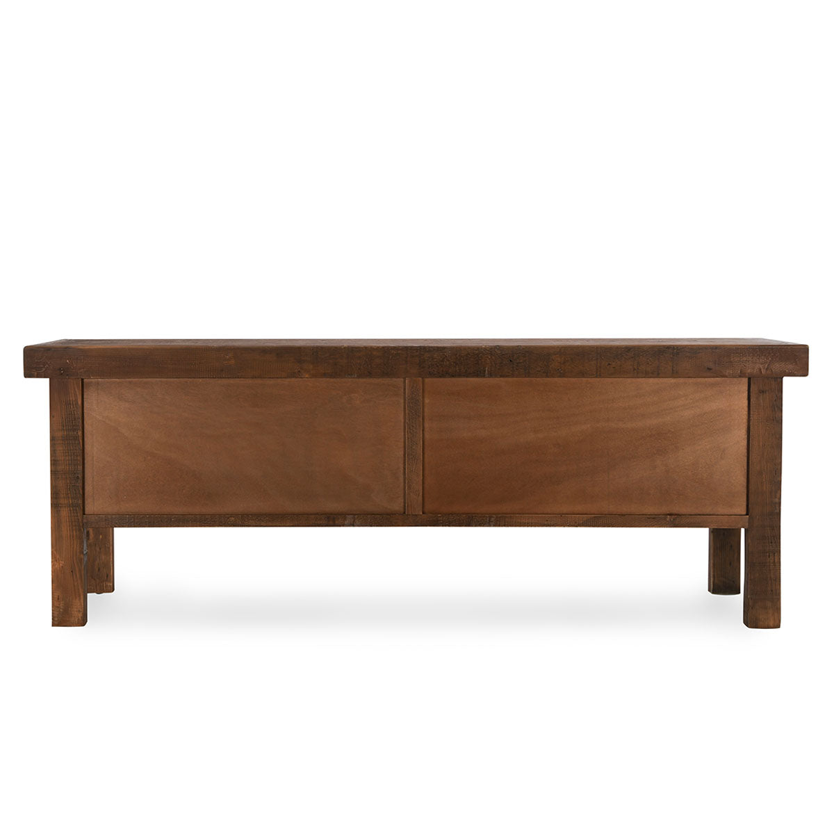 Lahey Reclaimed Pine Wood Console Table- Mission Brown - Chapin Furniture