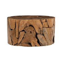 Rhea Teak Wood 32" Round Coffee Table - Chapin Furniture