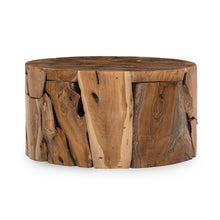 Rhea Teak Wood 32" Round Coffee Table - Chapin Furniture