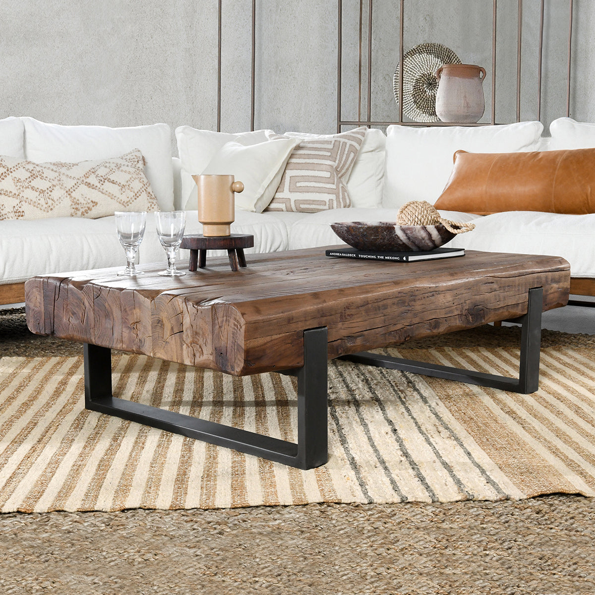 Duarte 55" Reclaimed Coffee Table - Chapin Furniture