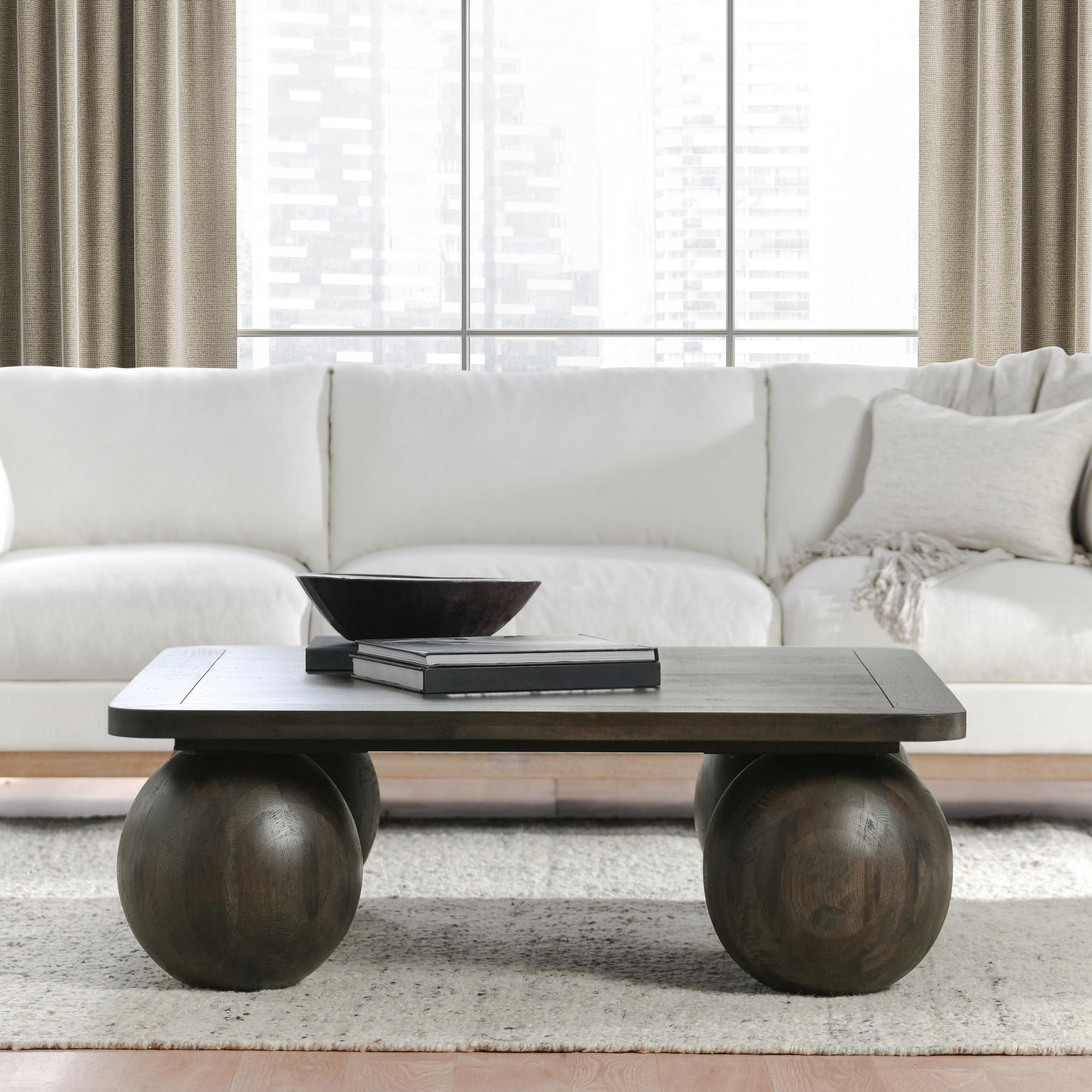 Redondo 48" Square Coffee Table - Thumbnail 3