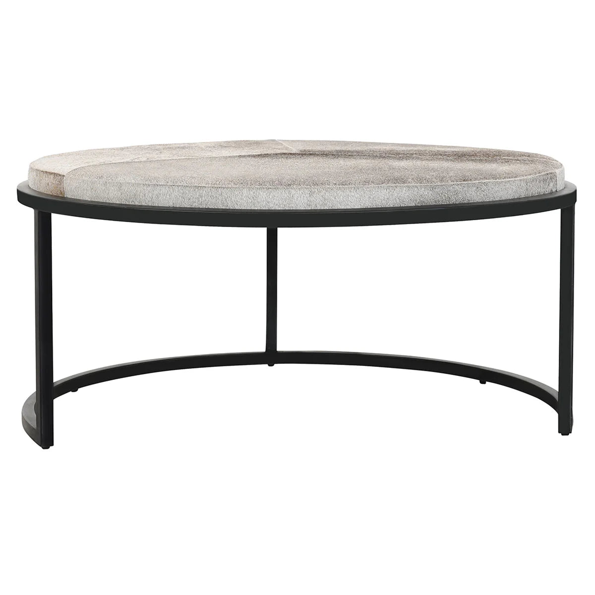 Hayword Hide Set of 2 Nesting Tables-Gray - Chapin Furniture