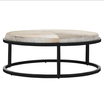 Hayword Hide Set of 2 Nesting Tables-Gray - Chapin Furniture