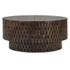 Norwood 40" Round Coffee Table- Bark Brown - Chapin Furniture
