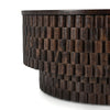 Norwood 40" Round Coffee Table- Bark Brown - Chapin Furniture