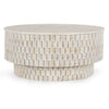 Norwood 40" Round Coffee Table- Coastal White - Chapin Furniture