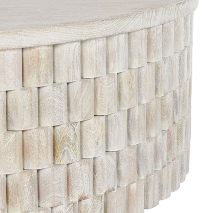 Norwood 40" Round Coffee Table- Coastal White - Chapin Furniture