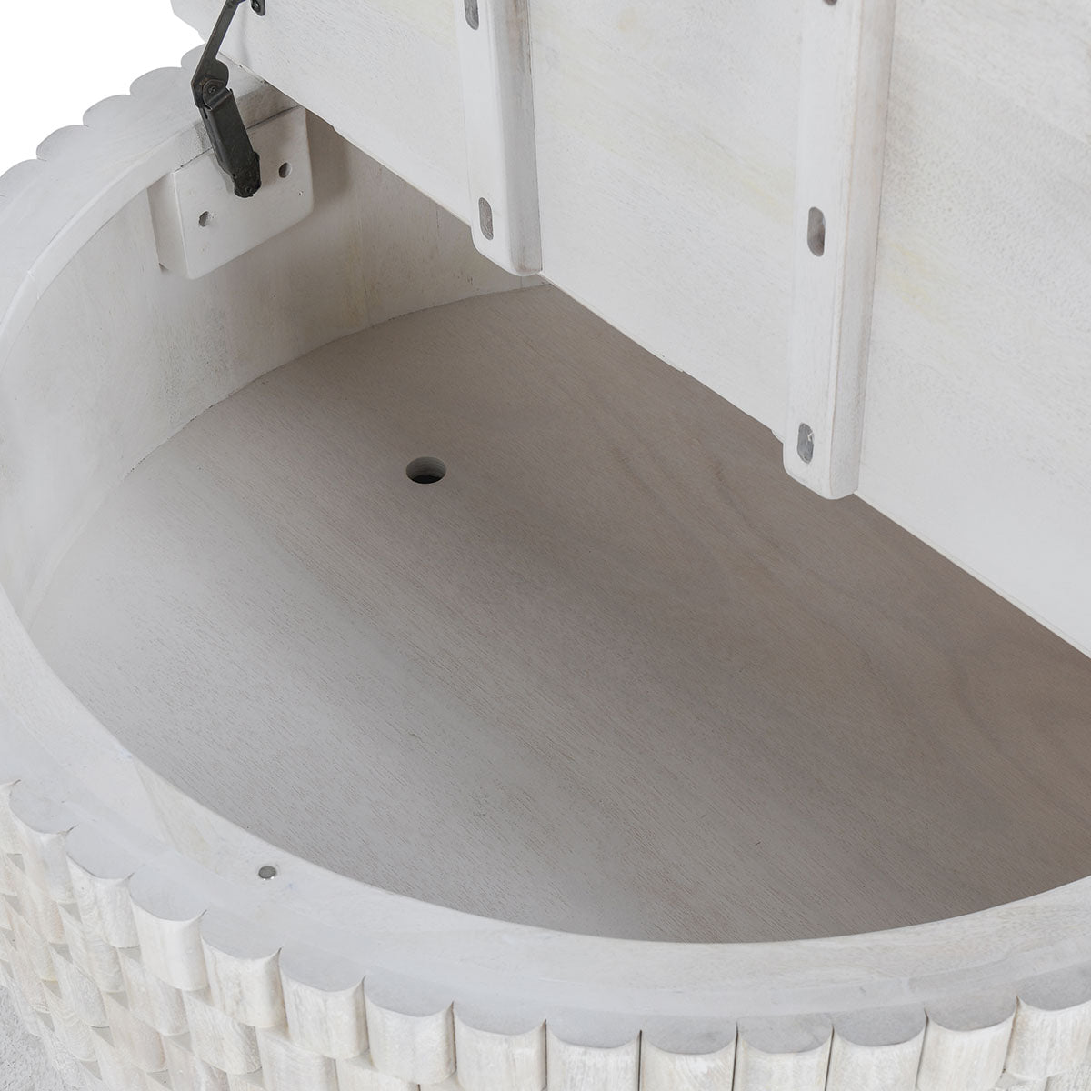 Norwood 40" Round Coffee Table- Coastal White - Chapin Furniture