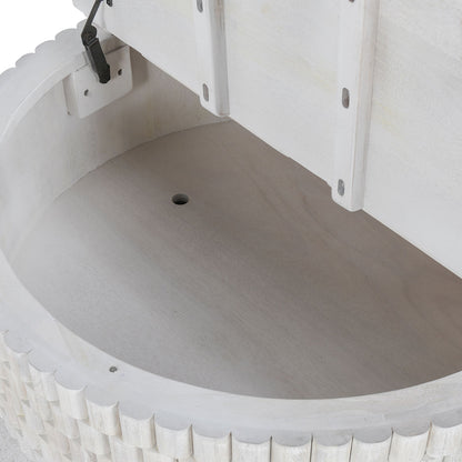 Norwood 40" Round Coffee Table- Coastal White - Chapin Furniture