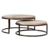 Hayword Hide Set of 2 Nesting Tables- Blonde - Chapin Furniture