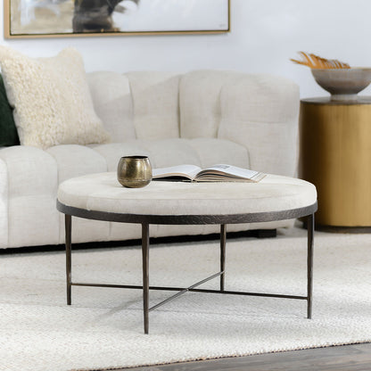 Bose Hide 36" Round Coffee Table - Chapin Furniture