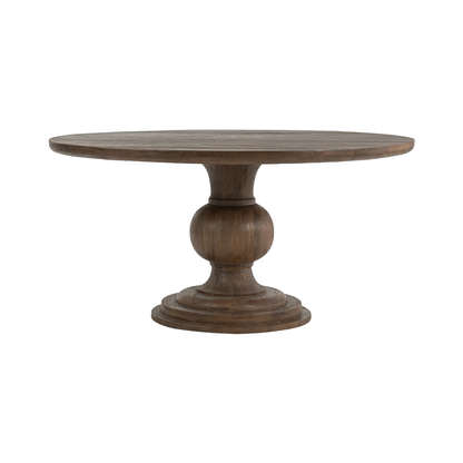 Hera Mango Wood Round Dining Table - Chapin Furniture