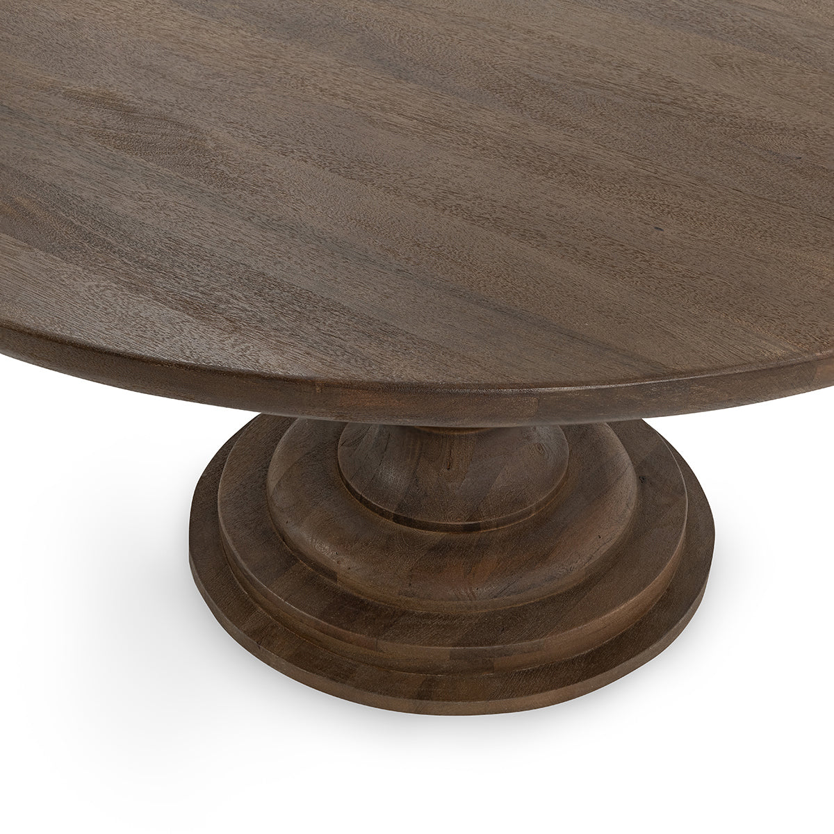 Hera Mango Wood Round Dining Table - Chapin Furniture