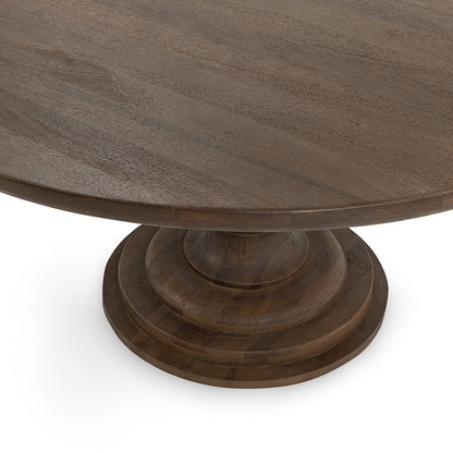 Hera Mango Wood Round Dining Table - Chapin Furniture