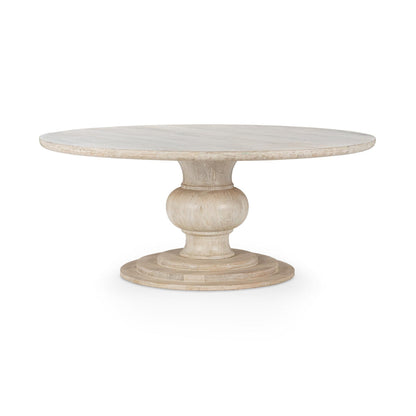 Hera Mango Wood Round Dining Table - Chapin Furniture