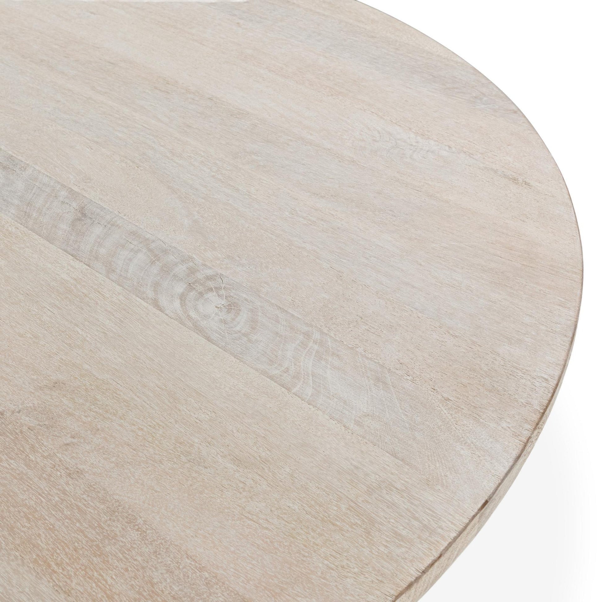 Hera Mango Wood Round Dining Table - Chapin Furniture