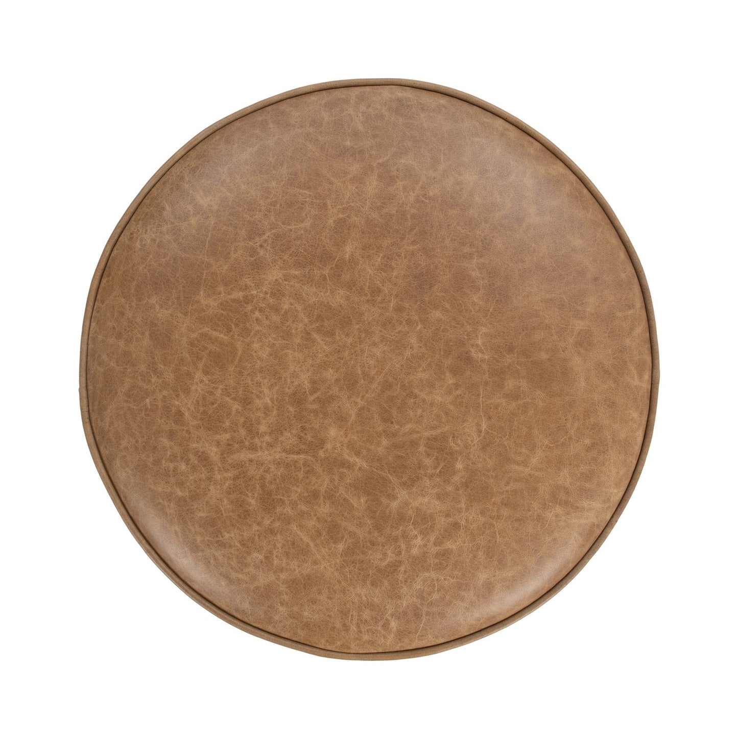 Clair Leather Round End Table - Chapin Furniture