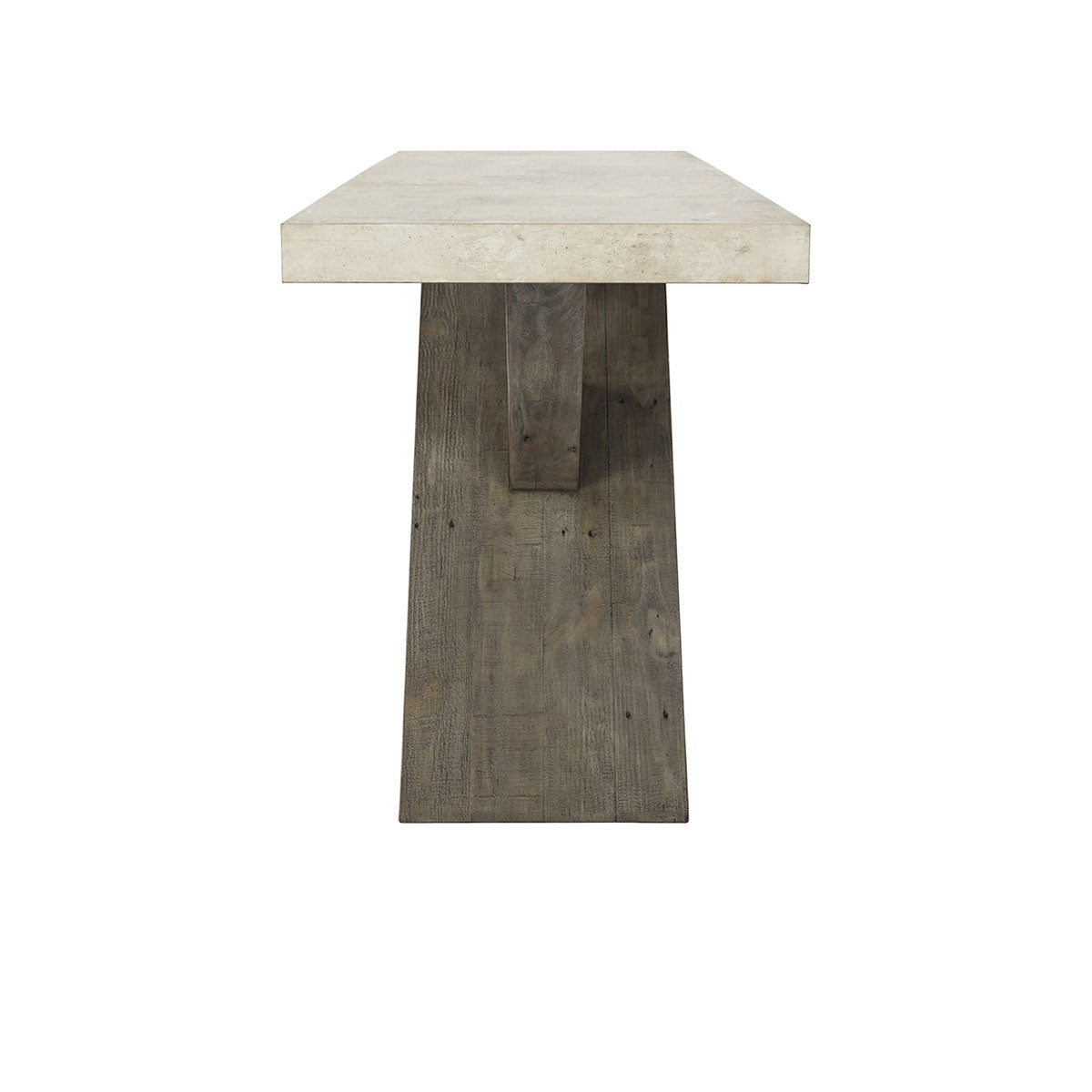 Durant Reclaimed Pine Console Table - Thumbnail 4