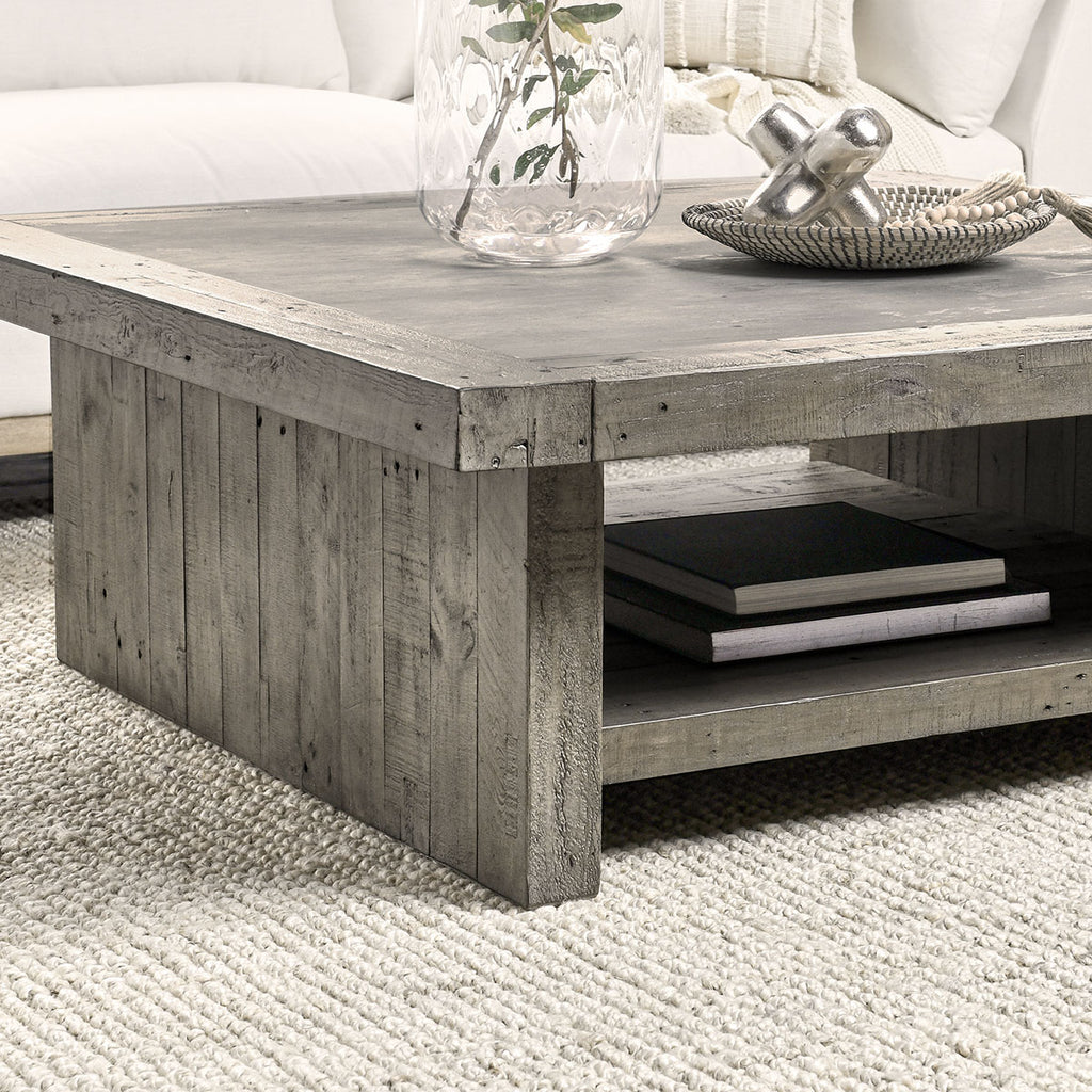 Stonebridge Reclaimed Pine 50" Square Coffee Table - Chapin Furniture