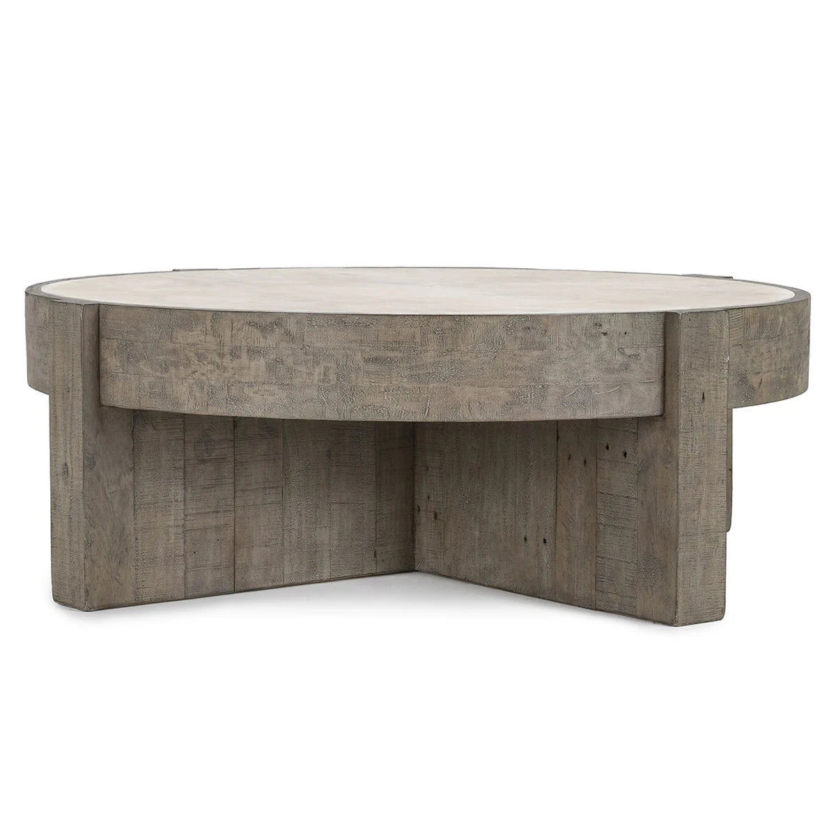 Sonoma 52" Reclaimed Pine Round Coffee Table - Chapin Furniture